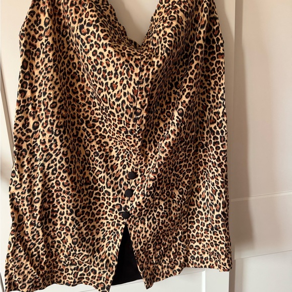 Leopard-Print Pencil Skirt in Brown - Picture 5 of 7